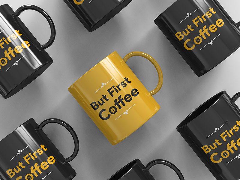 Custom-printed promotional products like mugs, tote bags, and notepads make great branded giveaways