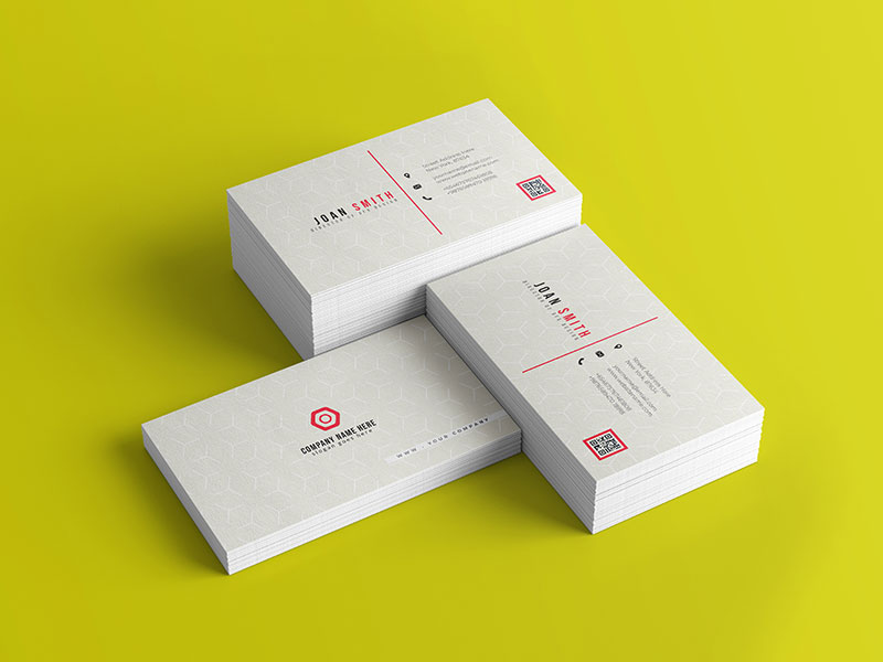 professionally printed stationery items like business cards, letterheads, and envelopes